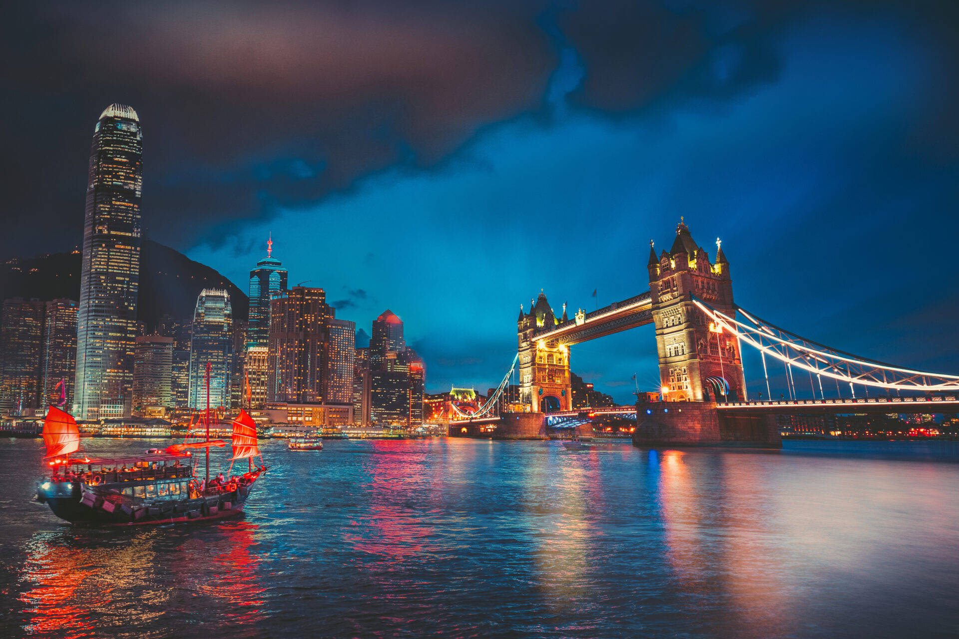 Hong Kong and London